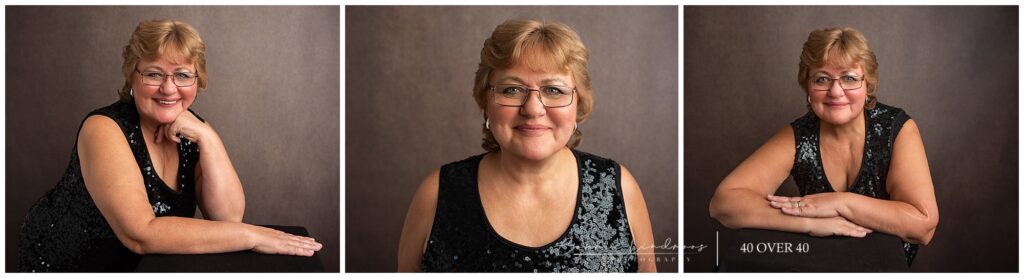 Woman rediscovering her beauty and confidence through photography.